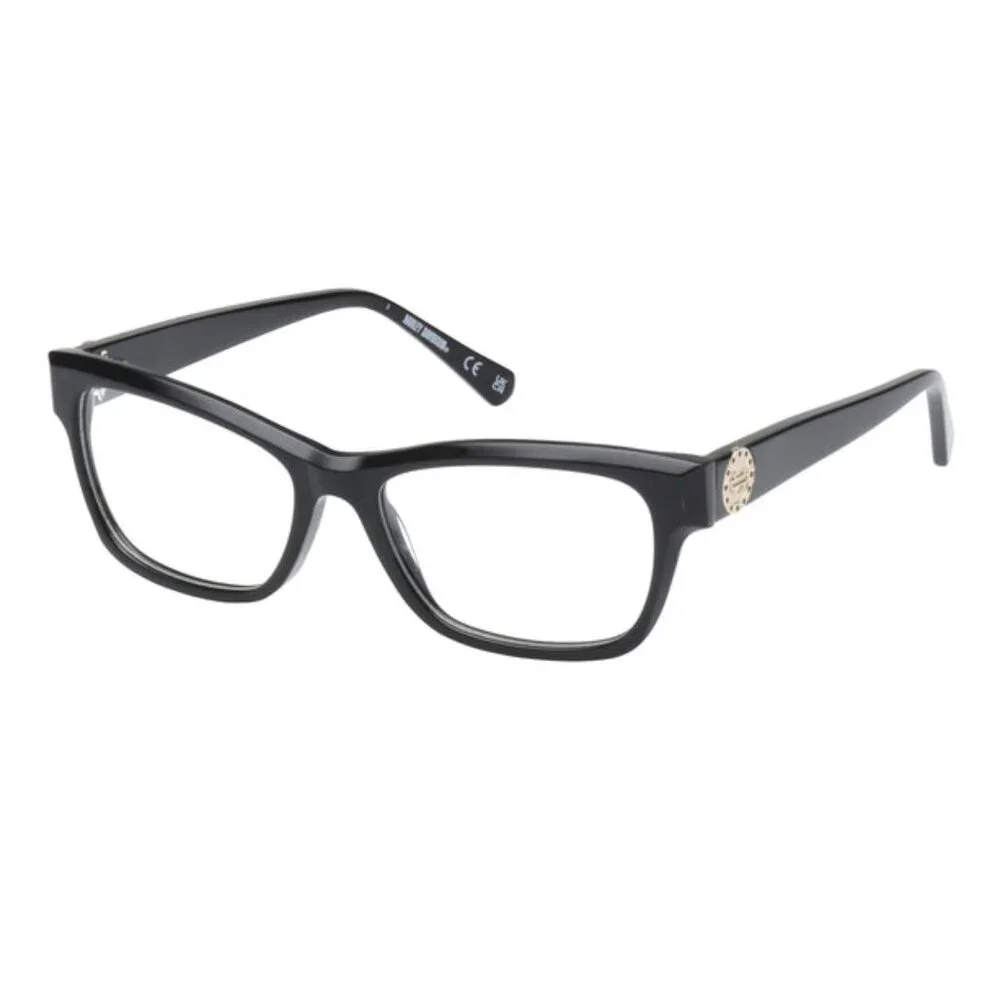 HARLEY DAVIDSON HD50105 Eyeglasses Shiny Black 53-16